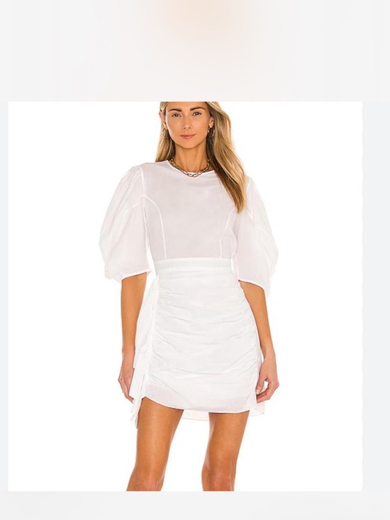 RHODE Dresses & Skirts - RHODE White Puff-Sleeve Mini Dress